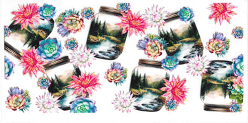 839 -Water Scene  UV-DTF 16oz Cup Wrap