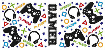 1525 - Gamer UV-DTF 16oz Cup Wrap