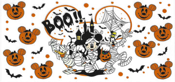 1530 - Mickey halloween UV-DTF 16oz Cup Wrap