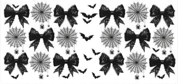 1532 - Halloween bows UV-DTF 16oz Cup Wrap