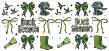 1536 - Duck season UV-DTF 16oz Cup Wrap