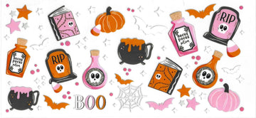 1545 - Boo UV-DTF 16oz Cup Wrap