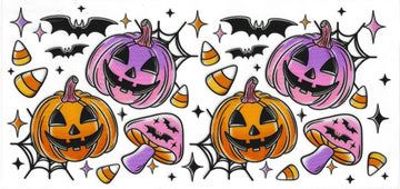 1548 -  Pumpkins UV-DTF 16oz Cup Wrap