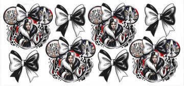 1551 - Cruella Deville UV-DTF 16oz Cup Wrap