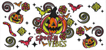 1552 - Spooky Vibes UV-DTF 16oz Cup Wrap
