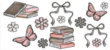 1560 - Books UV-DTF 16oz Cup Wrap