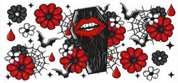 1573 - Coffin UV-DTF 16oz Cup Wrap