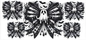 1384 - Spooky Ghost UV-DTF 16oz Cup Wrap