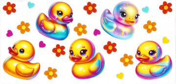 1403 - Rubber Ducks UV-DTF 16oz Cup Wrap