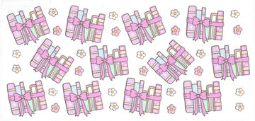 1436 - Books UV-DTF 16oz Cup Wrap