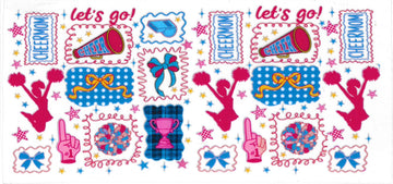 1437 - Cheer UV-DTF 16oz Cup Wrap