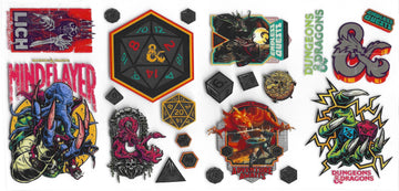 1594 - Dungeons & Dragons UV-DTF 16oz Cup Wrap