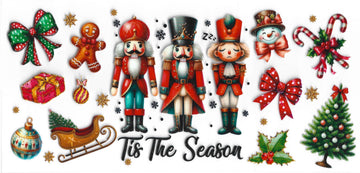 1606 - Tis the season UV-DTF 16oz Cup Wrap