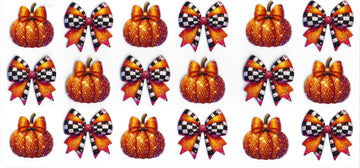 1612 - Diamond pumpkins UV-DTF 16oz Cup Wrap