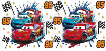 1585 - Cars UV-DTF 16oz Cup Wrap