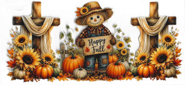 1652 - Happy fall UV-DTF 16oz Cup Wrap