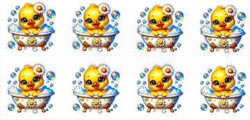 1795 - Rubber ducks UV-DTF 16oz Cup Wrap