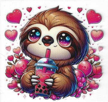 D252 - Sloth UV-DTF decal