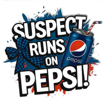 D257 - Suspect runs on Pepsi UV-DTF decal