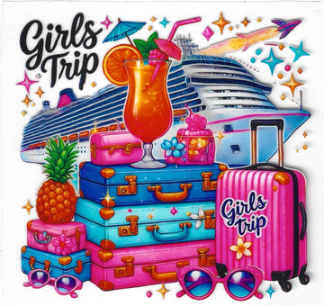 D258 - Girls Trip UV-DTF decal