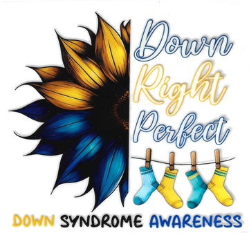 D274 - Down syndrome Awareness UV-DTF decal