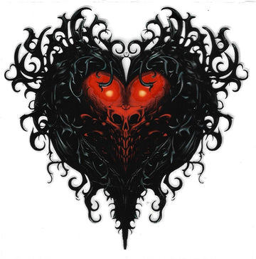D279 - Gothic Heart UV-DTF decal