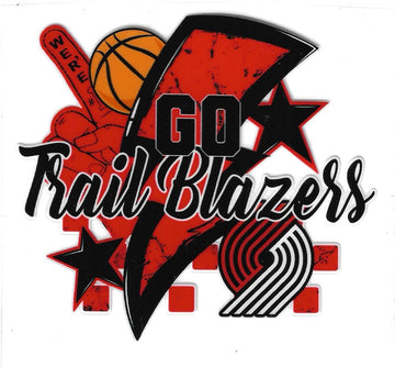 D285 - Trail Blazers UV-DTF decal