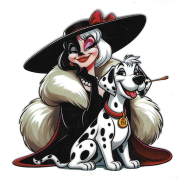 D291 - Cruella Deville UV-DTF decal