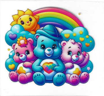 D304 - Care Bears UV-DTF decal