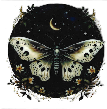 D305 - Moth UV-DTF decal