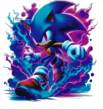 D310 - Sonic UV-DTF decal