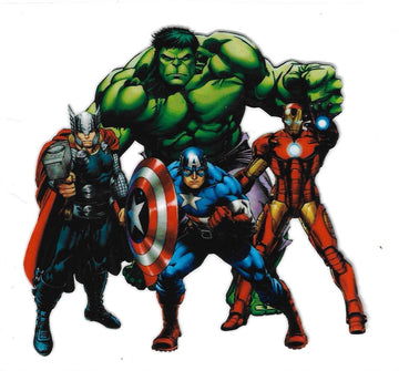 D311 - Super heroes UV-DTF decal
