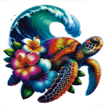 D323 - Sea turtle UV-DTF decal