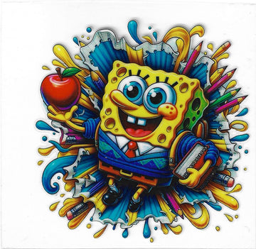D326 - Spongebob UV-DTF decal