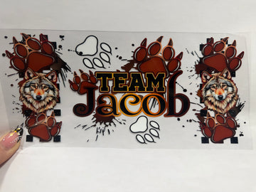 3484 - Team Jacob UV-DTF 16oz Cup Wrap
