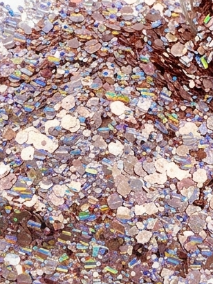 Midnight Rose - Chunky Glitter