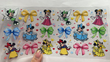 3937 -Minnie UV-DTF 16oz Cup Wrap