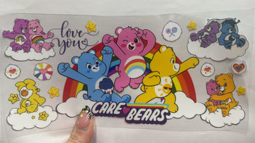 3952 - Care Bears UV-DTF 16oz Cup Wrap