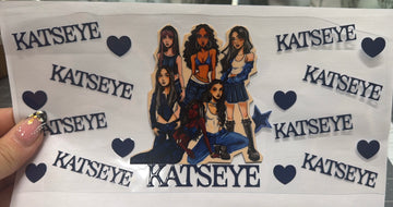 3927 - Katseye UV-DTF 16oz Cup Wrap