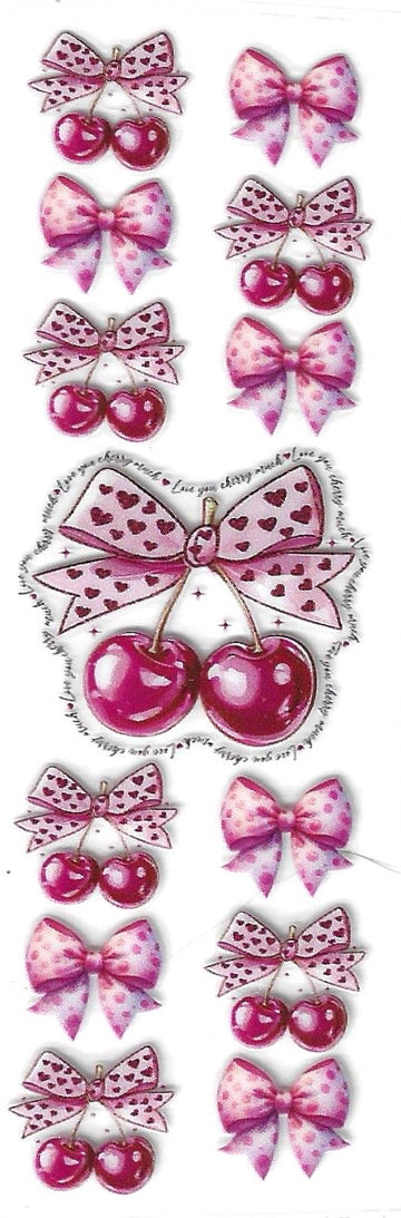 Cherry bows pen wrap