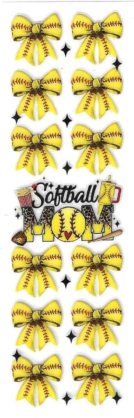 Softball mom P294 Uvdtf Pen Wrap