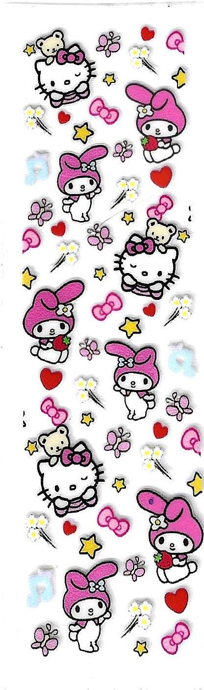 Hello Kitty & Melody P323 UVDTF Pen Wrap