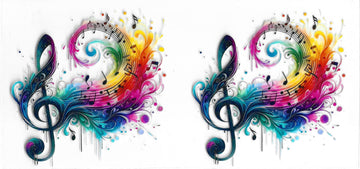 485 - Music Notes UV-DTF 16oz Cup Wrap