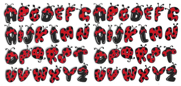 481 - Lady Bug Letters UV-DTF 16oz Cup Wrap