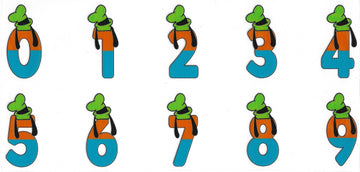 479 - Goofy Numbers UV-DTF 16oz Cup Wrap