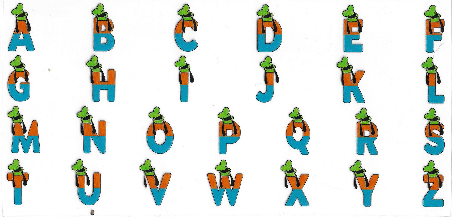 477 - Goofy Letters  UV-DTF 16oz Cup Wrap