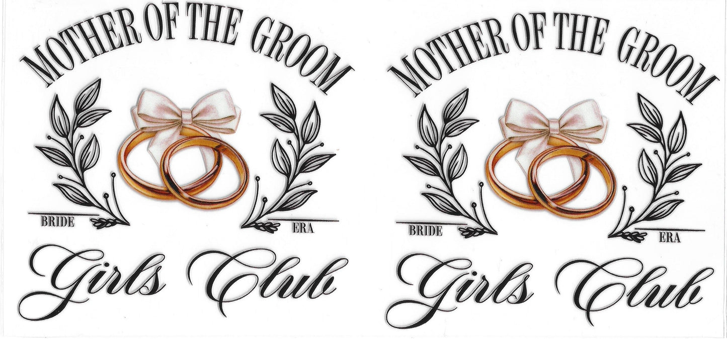 465 - Mother of The Groom UV-DTF 16oz Cup Wrap