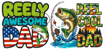 459 - Reely Awesome Dad UV-DTF 16oz Cup Wrap