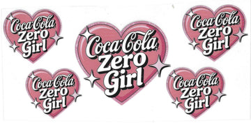 458 - Coca-Cola Zero Girl UV-DTF 16oz Cup Wrap