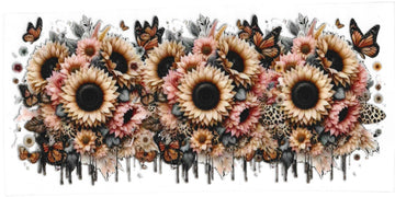 456 - Sunflowers & Butterflies UV-DTF 16oz Cup Wrap